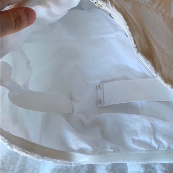 🦄 4/$40 Basic Strapless Little White Dress - Picture 5 of 6